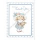 Notecard Antigo Importado Ruth Morehead Thx2 Sangamon