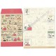 Conjunto de Papel de Carta Snoopy Pen Peanuts LCC2 2016