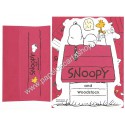 Conjunto de Papel de Carta Snoopy VM Antigo Peanuts Hallmark