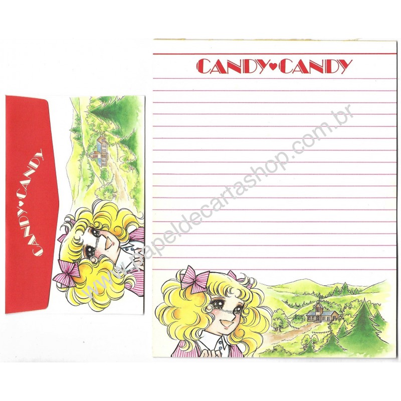 Conjunto de Papel de Carta CANDY CANDY Romantic Letter