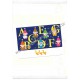 Ano 1979. Conjunto de Papel de Carta Seven Silly Dwarfs ABC Sanrio