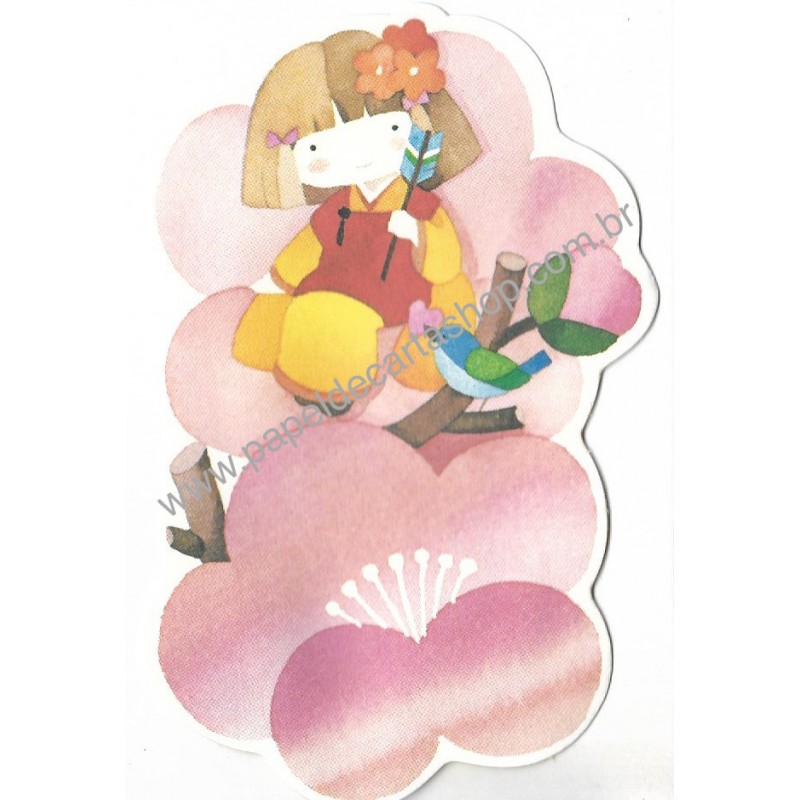 Ano 19XX. Mini-Envelope DC Vila das Fadas Vintage Sanrio