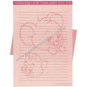 Ano 1993. Conjunto de Papel de Carta Importado Tom and Jerry Kids Red