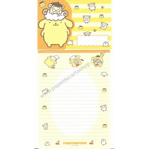 Ano 2014. Kit 2 Conjuntos de Papel de Carta Pompompurin Sheep Sanrio