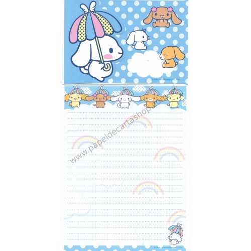 Ano 2013. Kit 2 Conjuntos de Papel de Carta Cinnamoroll CND Sanrio