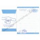 Ano 2005. Kit 2 Conjuntos de Papel de Carta Cinnamoroll Candy Sanrio