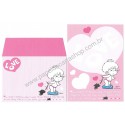 Conjunto de Mini-Papel de Carta com envelope ADO MIZUMORI 0056