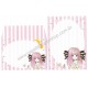 Conjunto de Mini-Papel de Carta com envelope ADO MIZUMORI 0076