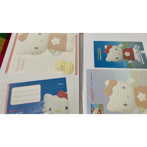 Pasta & Coleção de Papéis de Carta Hello Kitty Kitty Sanrio