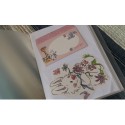Pasta & Coleção de Papéis de Carta Personagens Cartoons
