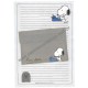 Conjunto de Papel de Carta Original Antigo Snoopy Spike CIN Hallmark