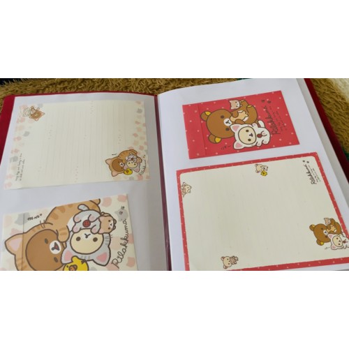 Pasta & Coleção de Papéis de Carta Originais RILAKKUMA San-X