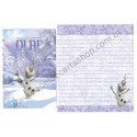 Kit 2 Conjuntos de Papel de Carta Disney Olaf The Expert on the Snow