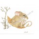 Notecard Cartão Antigo Importado Frisky'n'Frosty 2 LKPowell Current