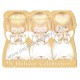 Notecard Antigo Importado HOLIDAY Holly Babes Morehead Hallmark