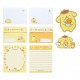 Ano 2024. Kit 2 Conjuntos de Papel de Carta Pompompurin Sanrio