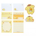 Ano 2024. Kit 2 Conjuntos de Papel de Carta Pompompurin Sanrio
