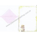 Conjunto de Papel de Carta ANTIGO IMPORTADO Lisi Martin 6