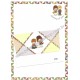 Conjunto de Papel de Carta Importado Friend III Kutsuwa Japão