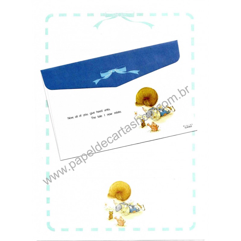 Conjunto de Papel de Carta Importado CRS SAN-X Japão