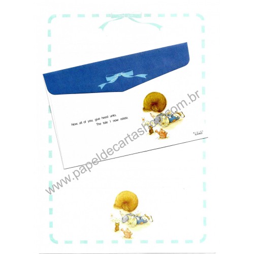 Conjunto de Papel de Carta Importado CRS SAN-X Japão