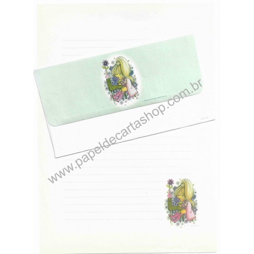 Conjunto de Papel de Carta Importado CAZ Kokuyo Japão