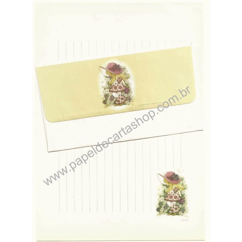 Conjunto de Papel de Carta Importado CAM Kokuyo Japão