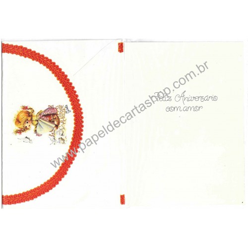 Notecard Cartão Antigo Original Coleção Gisele 50 AN GI 51