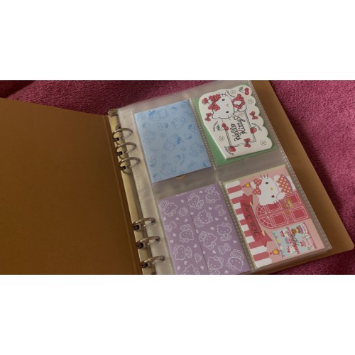 Pasta & Coleção de Mini-Cartões Sanrio