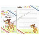 Conjunto de Papel de Carta Disney Bambi Colors