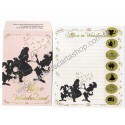 Kit 2 Conjuntos de Papéis de Carta Disney Alice Curious