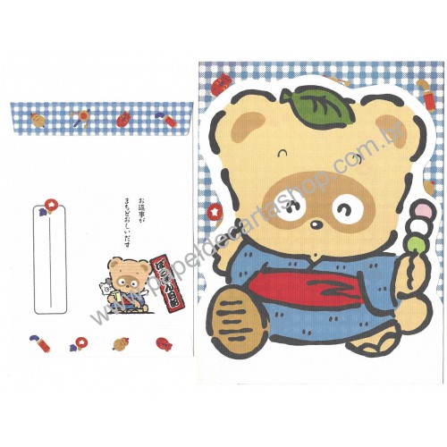 Ano 1989. Conjunto de Papel de Carta Pokopon’s Diary Sanrio