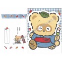 Ano 1989. Conjunto de Papel de Carta Pokopon’s Diary Sanrio