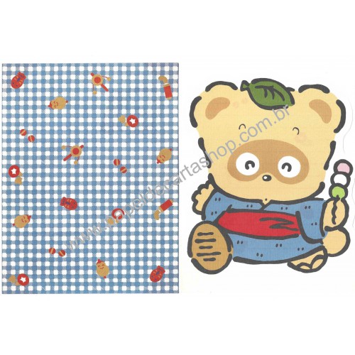 Ano 1989. Conjunto de Papel de Carta Pokopon’s Diary Sanrio