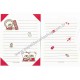 Ano 1989. Conjunto de Papel de Carta Pokopon’s Diary Sanrio