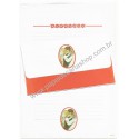 Conjunto de Papel de Carta Importado Bride Kokuyo Japão