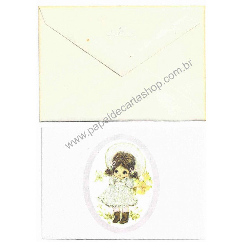Notecard Cartão Antigo Importado CRS Hallmark