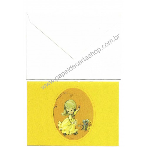 Notecard Cartão Antigo Importado CAM Hallmark