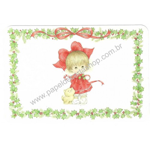 Postcard Antigo Importado Angelove Susy Angel Ruth Morehead Ambassador