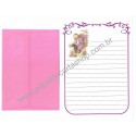 Conjunto de Papel de Carta Antigo Importado Ethel Mary