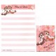 Kit 2 Conjuntos de Mini Papéis de Carta Disney Chip & Dale