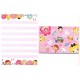 Kit 2 Conjuntos de Mini-Papéis de Carta Alice Disney TSUM TSUM