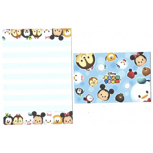 Kit 2 Conjuntos de Mini-Papéis de Carta Disney TSUM TSUM
