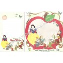 Conjunto de Papel de Carta Antigo Importado Disney Snow White