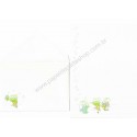 Conjunto de Papel de Carta Antigo Importado Musical Mice Hallmark