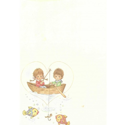 Papel de Carta Antigo SPACK Menininhas 36