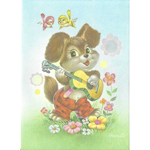 Papel de Carta Antigo Bichinhos 122 Vernet