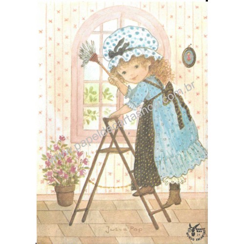 Papel de Carta Antigo Mundo Encantado 24 Julie Pop