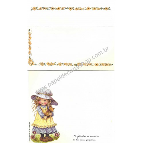 Conjunto de Papel de Carta Adolescente 428 Cromocart Argentina