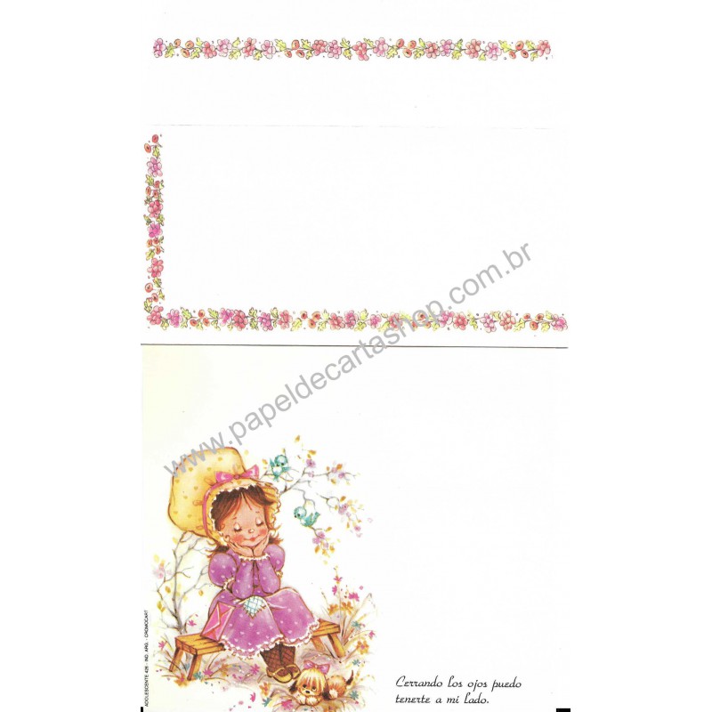 Conjunto de Papel de Carta Adolescente 426 Cromocart Argentina